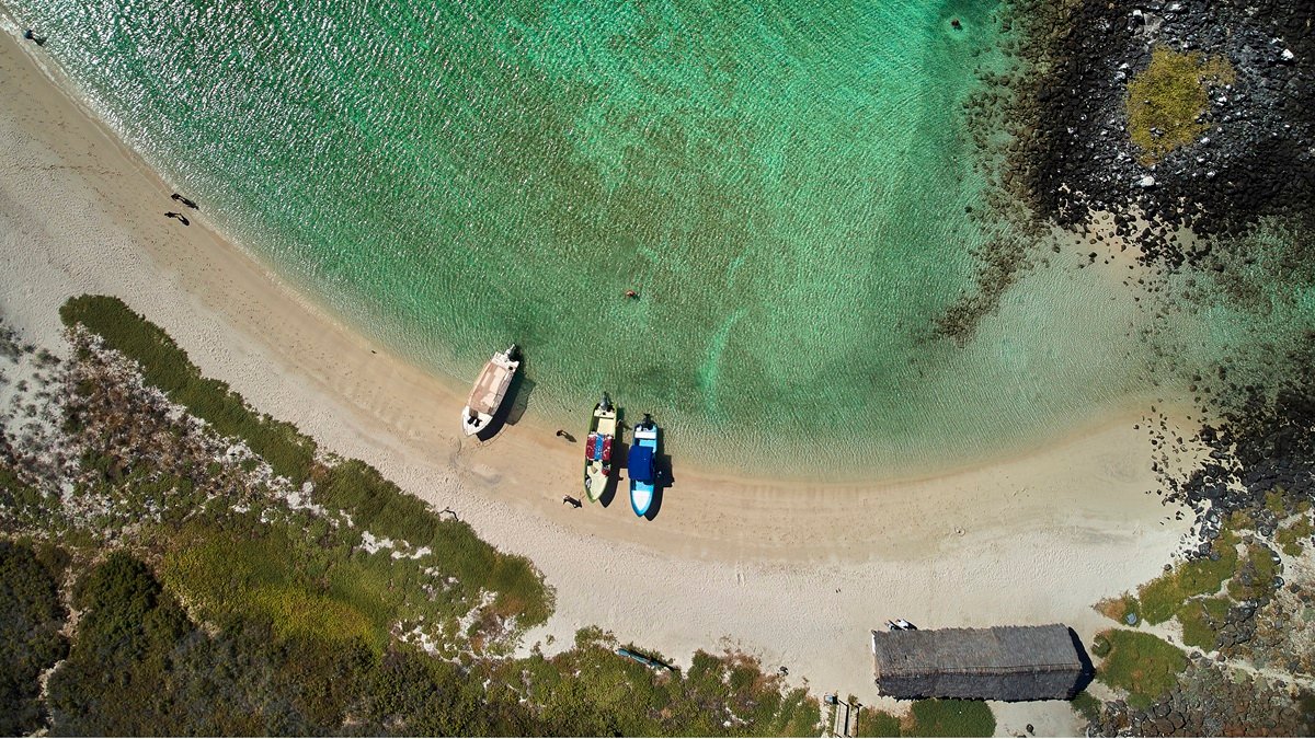 Isla Coronado vista aérea.